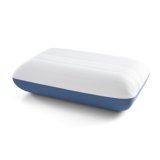 Standard Cooling Thick Memory Foam Pillow, Adjustable Height 2-Layer Design Neck Support for Side Back Stomach Sleepers-Blue