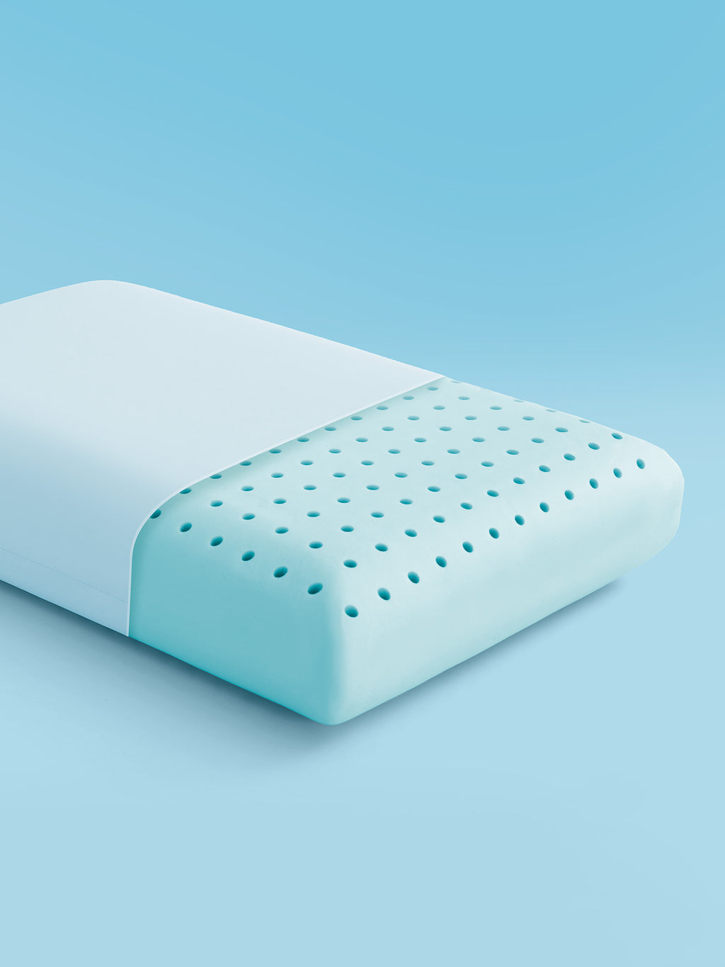 Cooling Memory Foam Pillow - Breathable & Supportive for All Sleep Positions