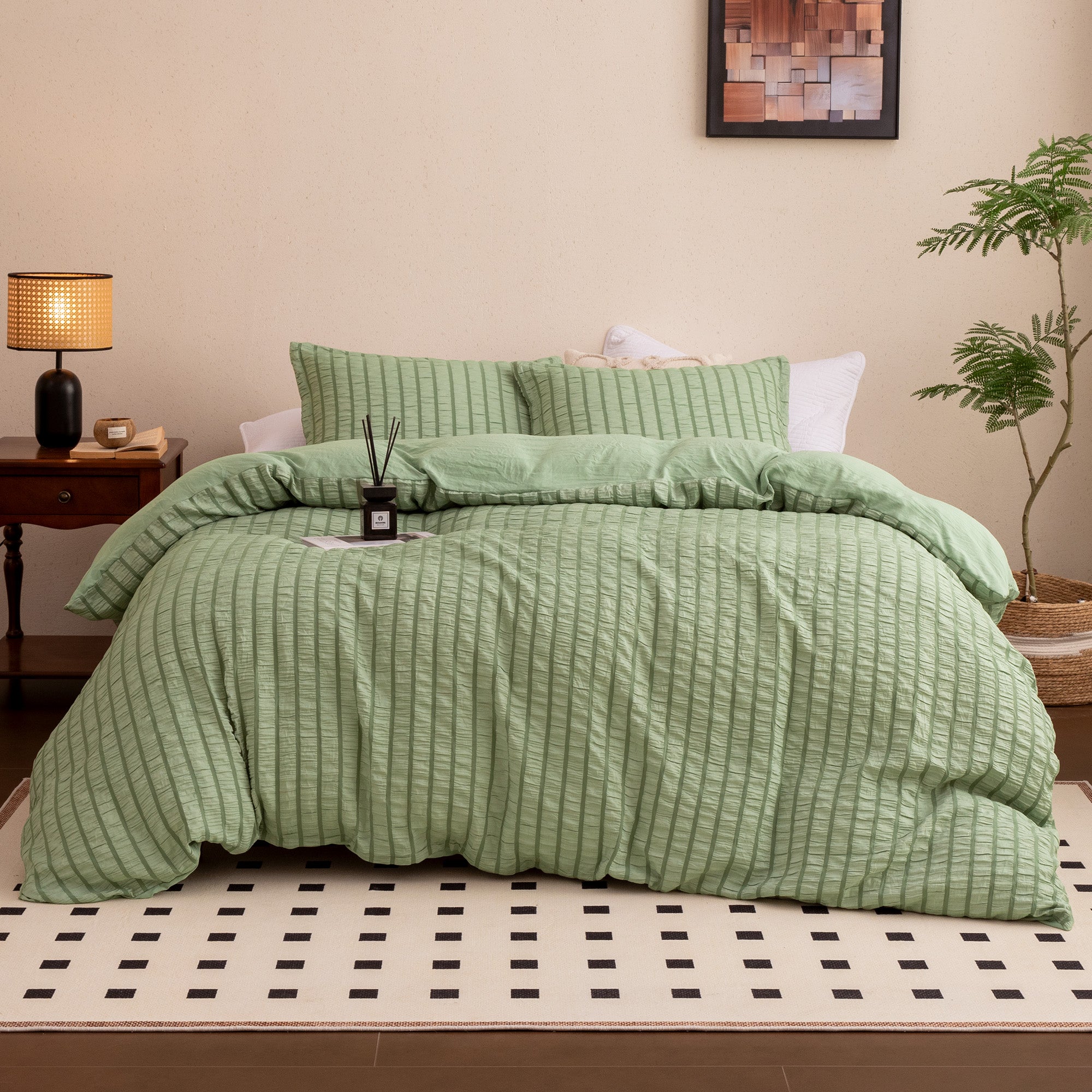 Jersey Knit Sheet Set, 14 Inch Deep Pocket Bedding