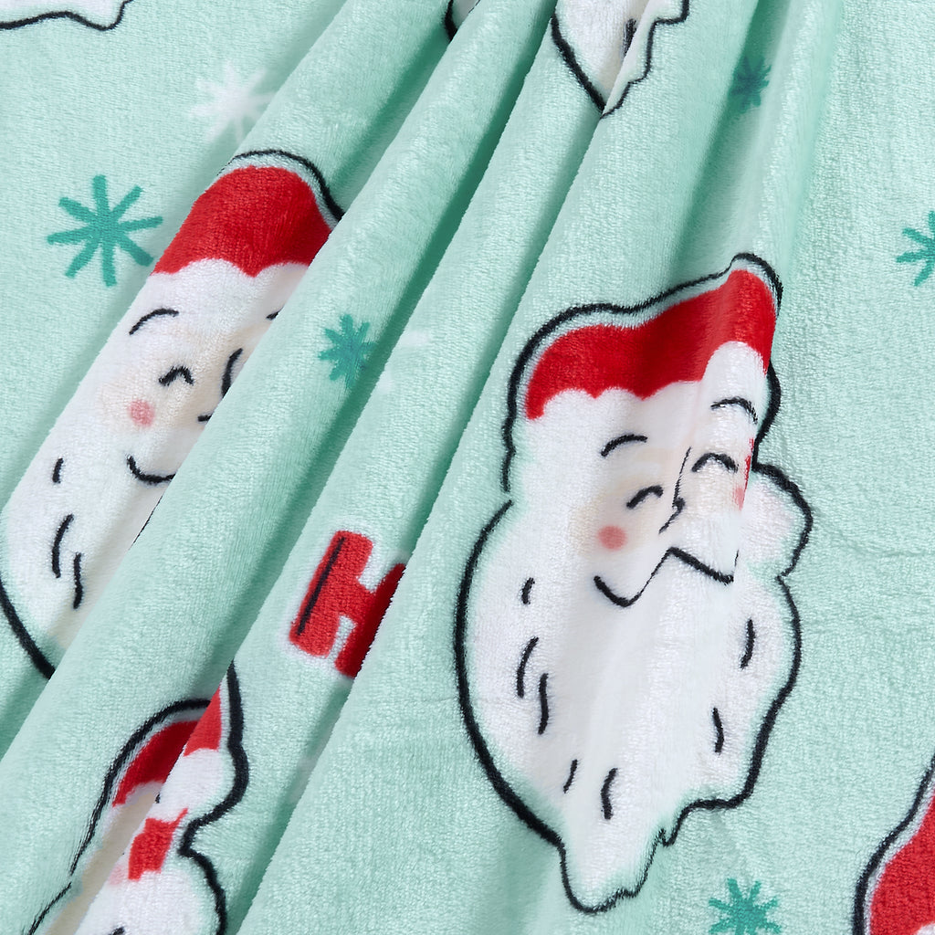 Christmas Velvet Plush Throw Blanket – 220GSM Soft Flannel, Holiday Prints, Cozy and Durable, Machine Washable Gift Throw for Bed, Sofa, Travel