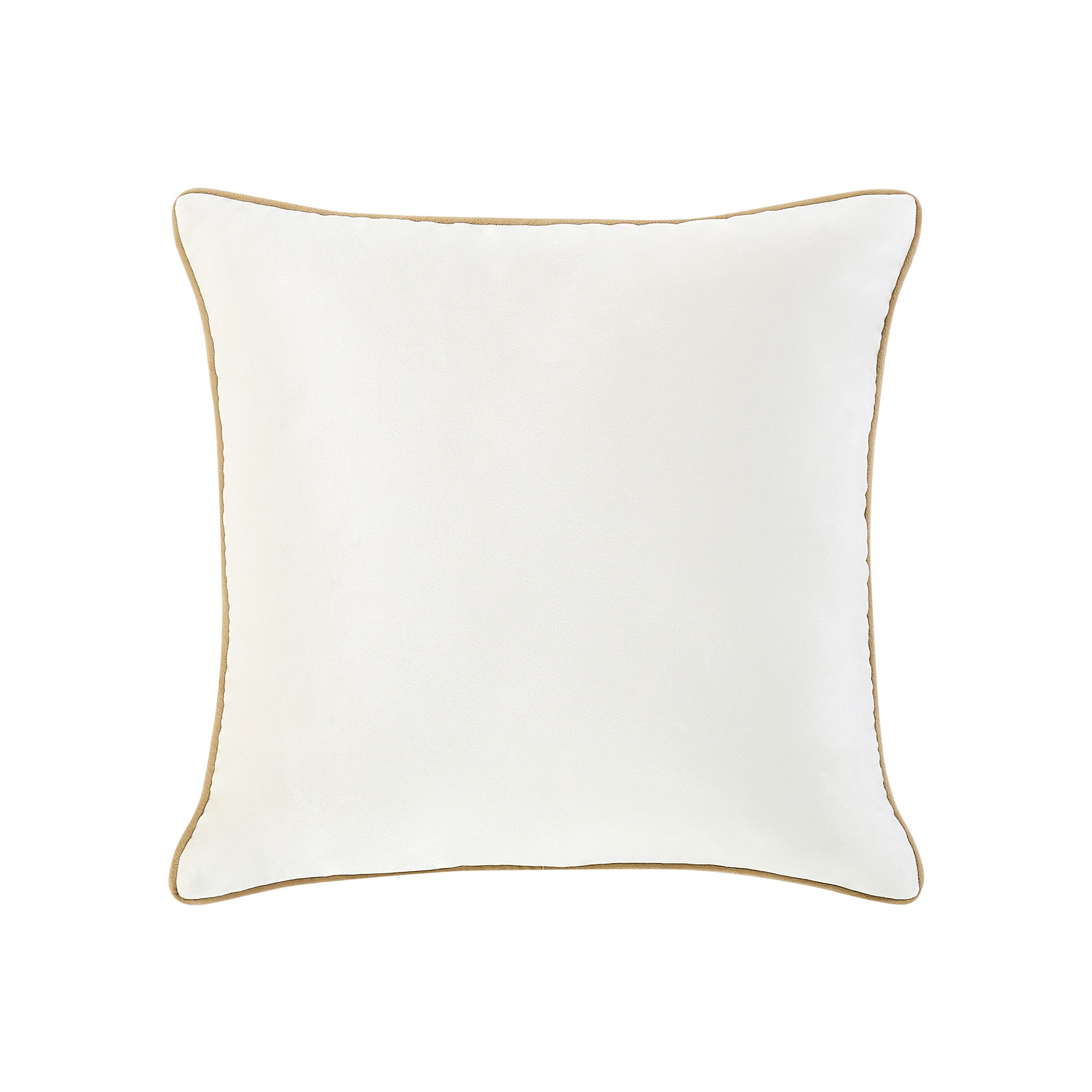 20"x20" Maya Velvet Contrast Cording Decorative Throw Pillow Covers (2 Pack)