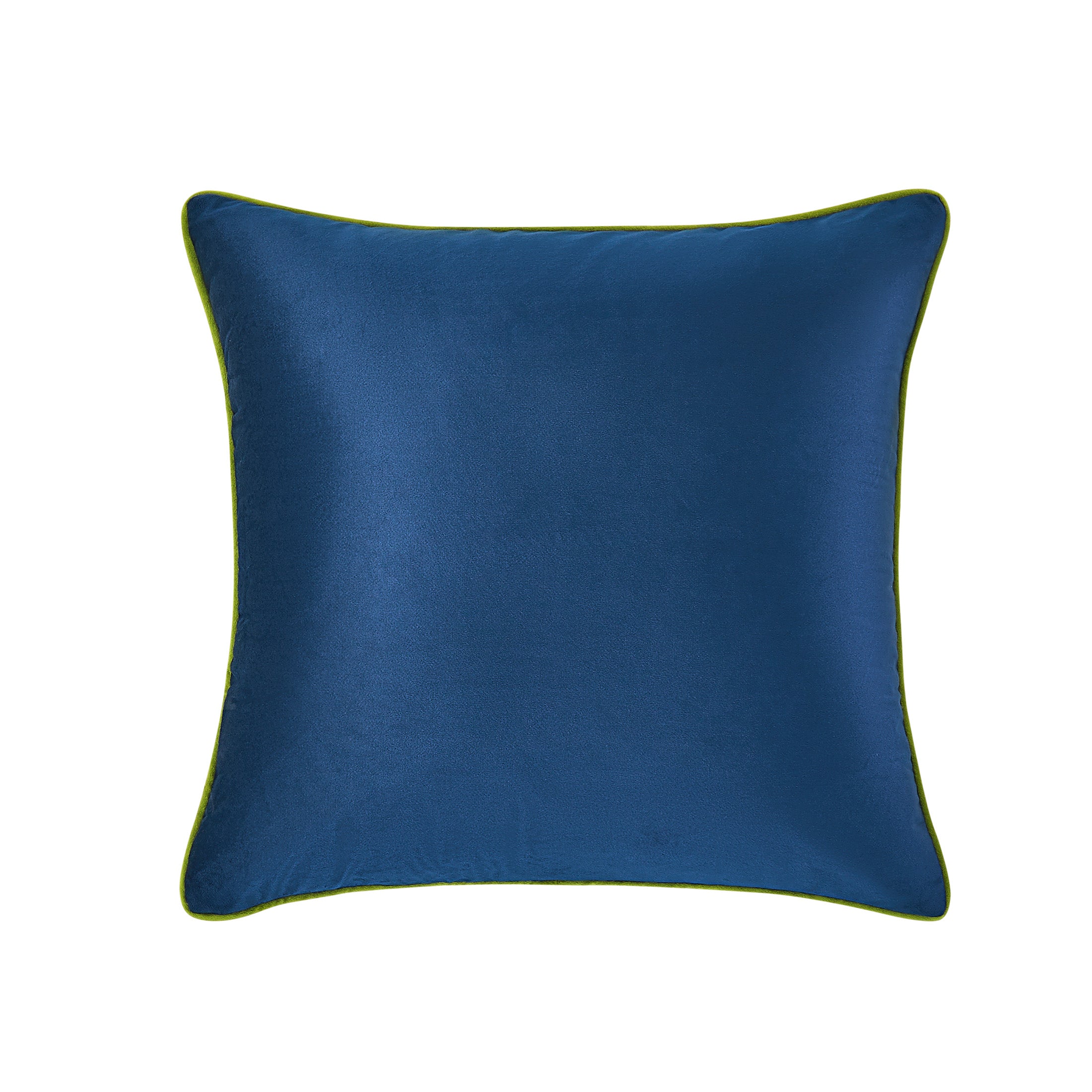 20"x20" Maya Velvet Contrast Cording Decorative Throw Pillow Covers (2 Pack)