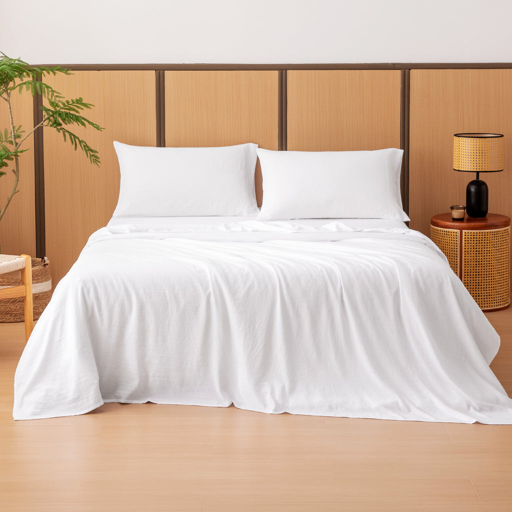 Washed Microfiber Sheet Set, Black 14 Inch Deep Pocket, Ultra Soft All Season