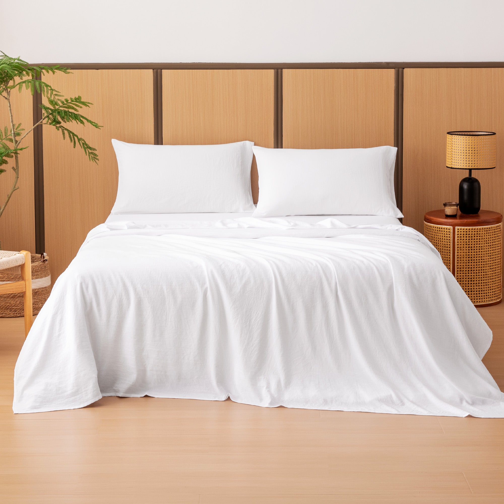 Washed Microfiber Sheet Set, Black 14 Inch Deep Pocket, Ultra Soft All Season