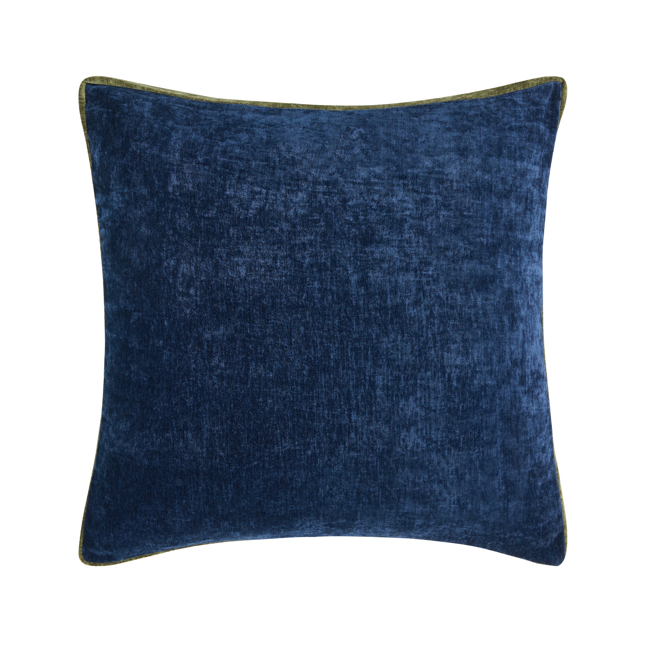 22"x22" Chenille Contrast Gusset Decorative Throw Pillow Covers, Vibrant for Entryway Bench(2 Pack)