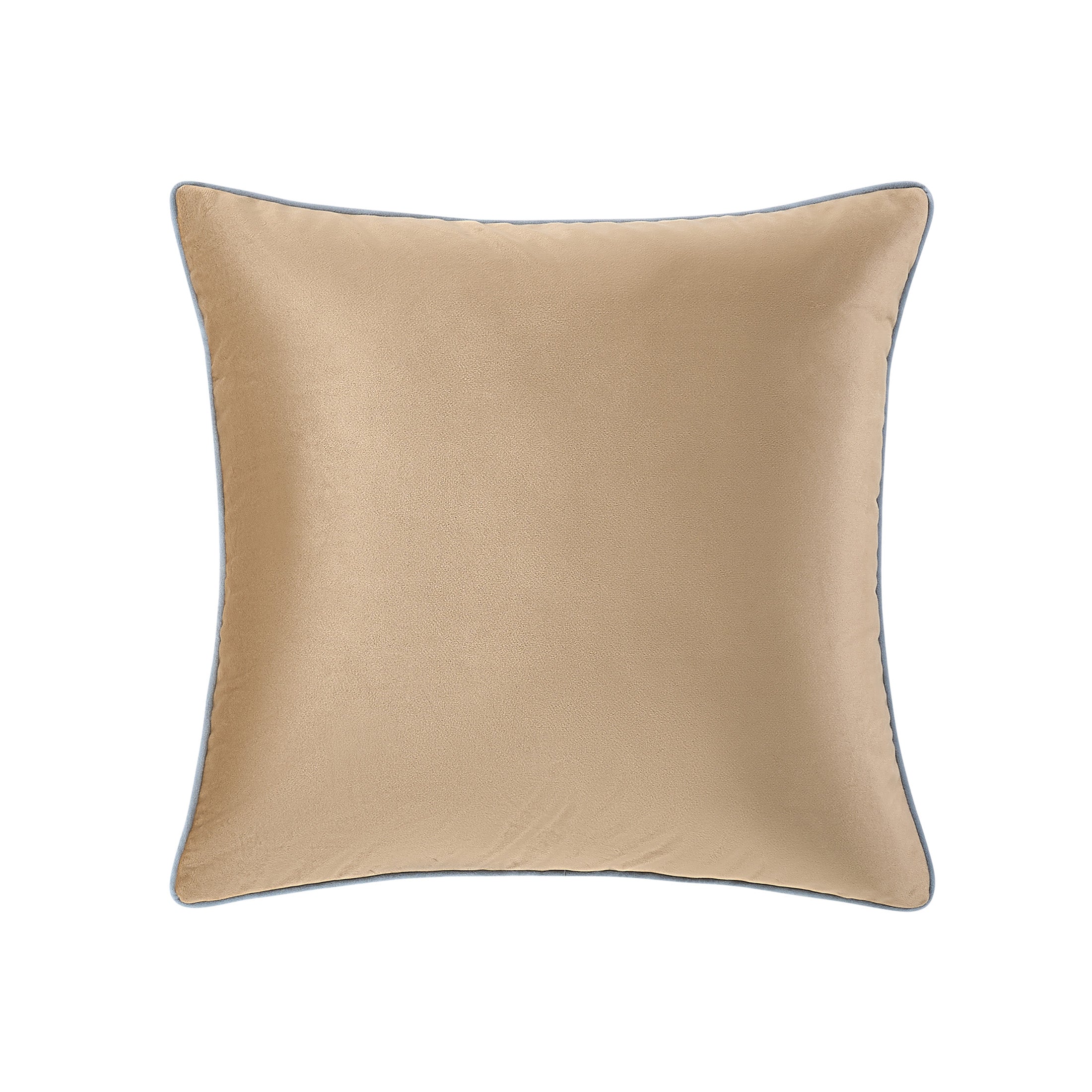 20"x20" Maya Velvet Contrast Cording Decorative Throw Pillow Covers (2 Pack)