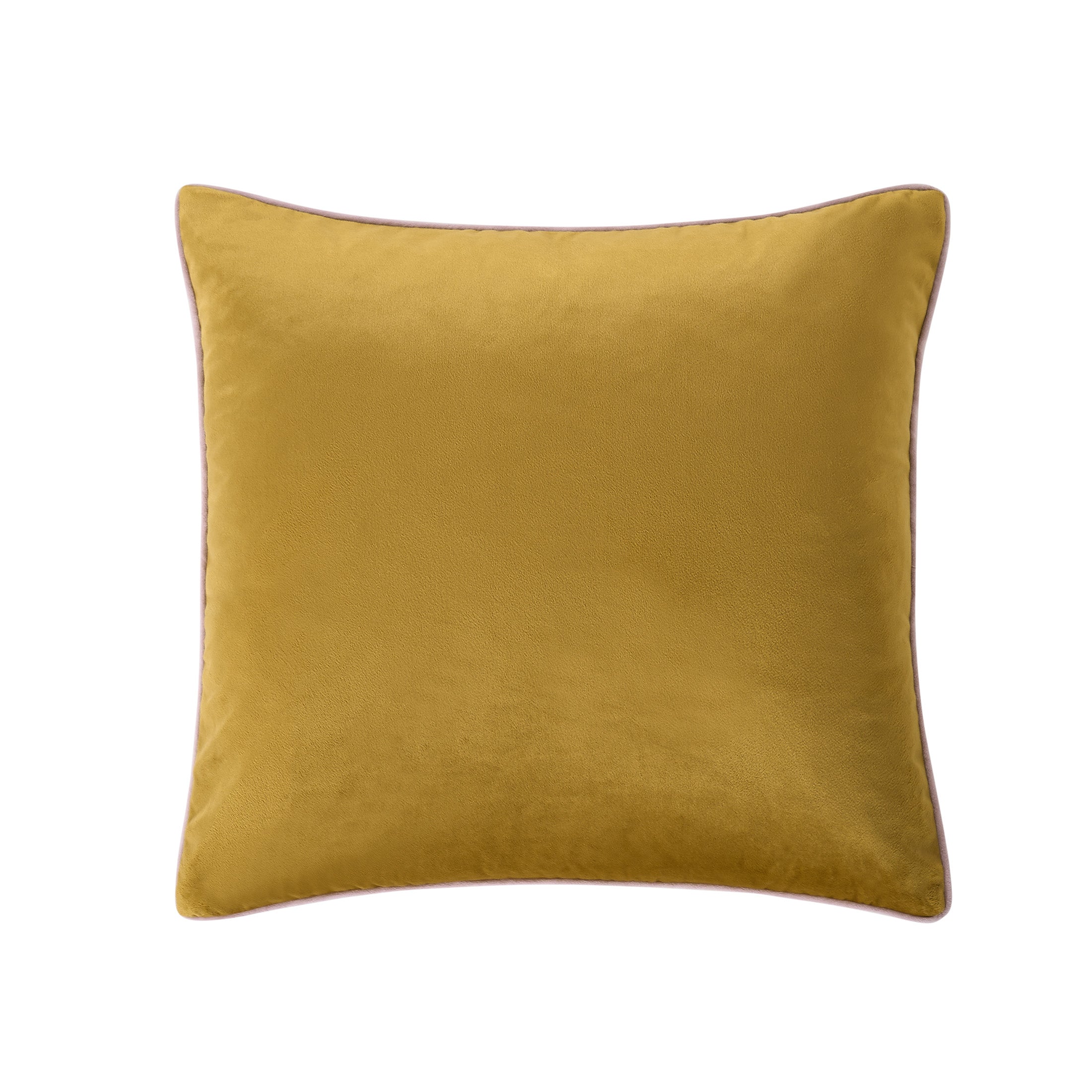 20"x20" Maya Velvet Contrast Cording Decorative Throw Pillow Covers (2 Pack)