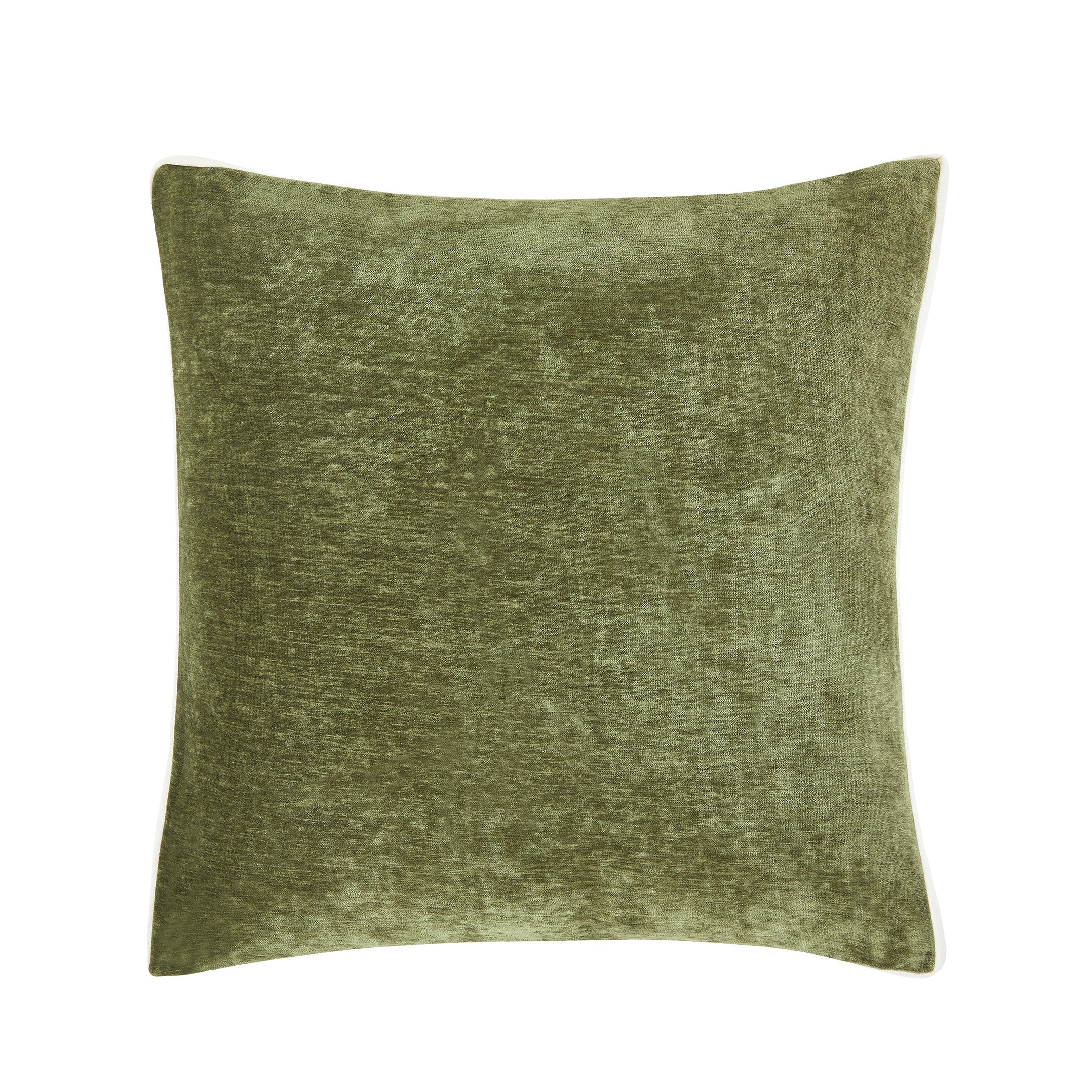 22"x22" Chenille Contrast Gusset Decorative Throw Pillow Covers, Vibrant for Entryway Bench(2 Pack)