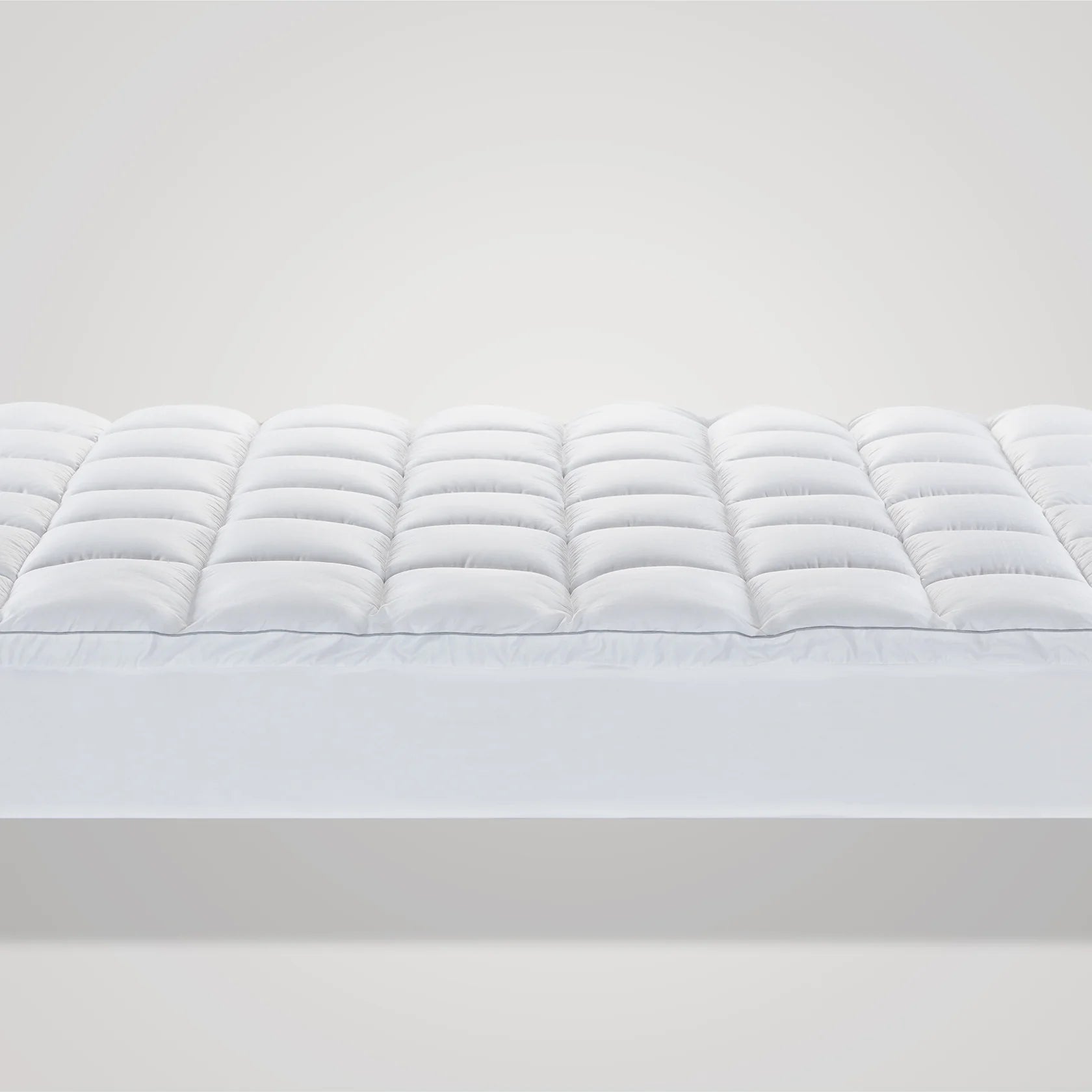 Luxury Thick Cotton Mattress Pad White