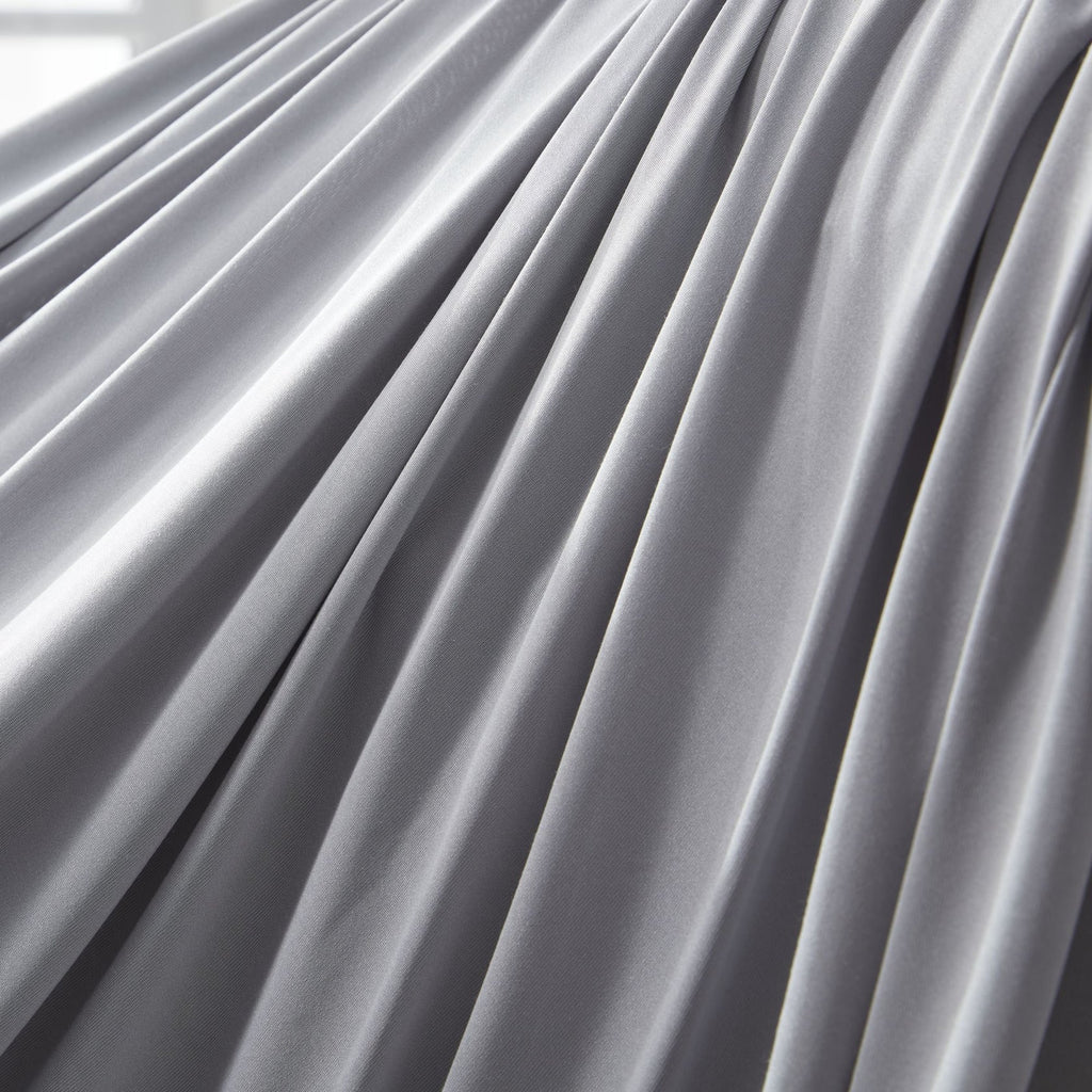 100% Microfiber Jersey Knit Sheet Set with Pillowcases