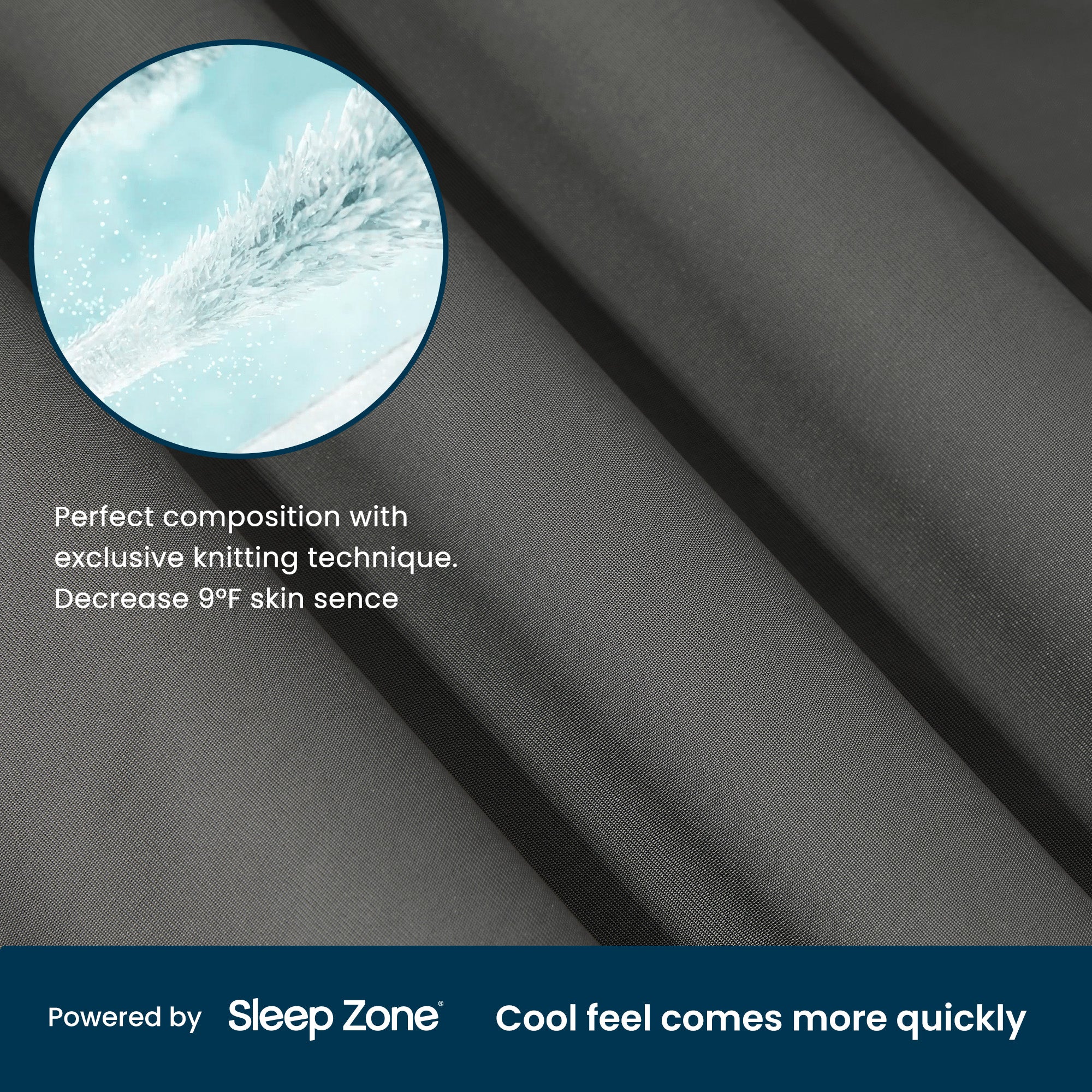 Cool Zone Reversible Cooling Comforter Set for Hot Sleepers