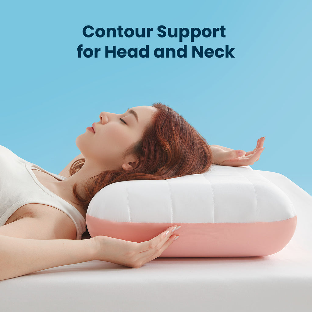 standard cooling memory foam pillow neck and shoulder support side stomach and back sleepers home hotel and hospital essentia