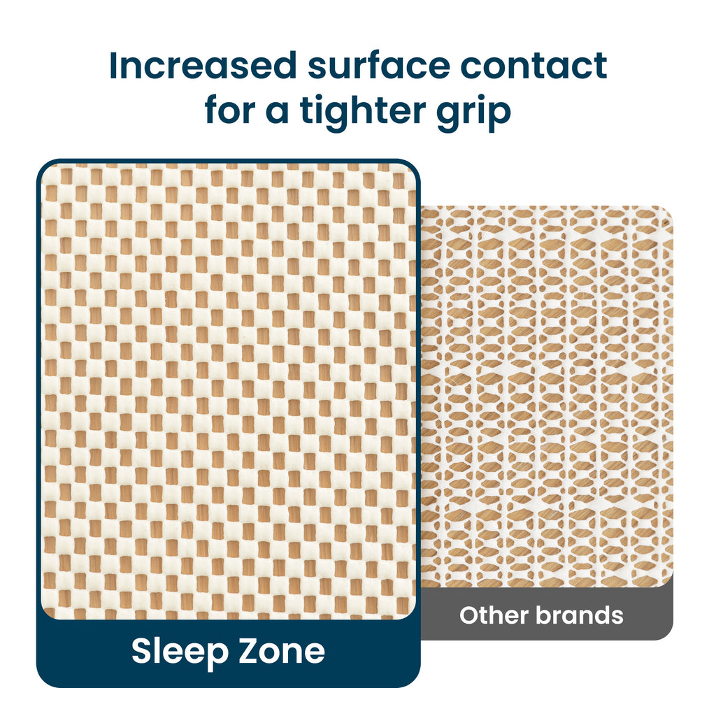 Mat Pad Gripper, Non Slip Reusable PVC Rug Pad Stays in Place, Beige