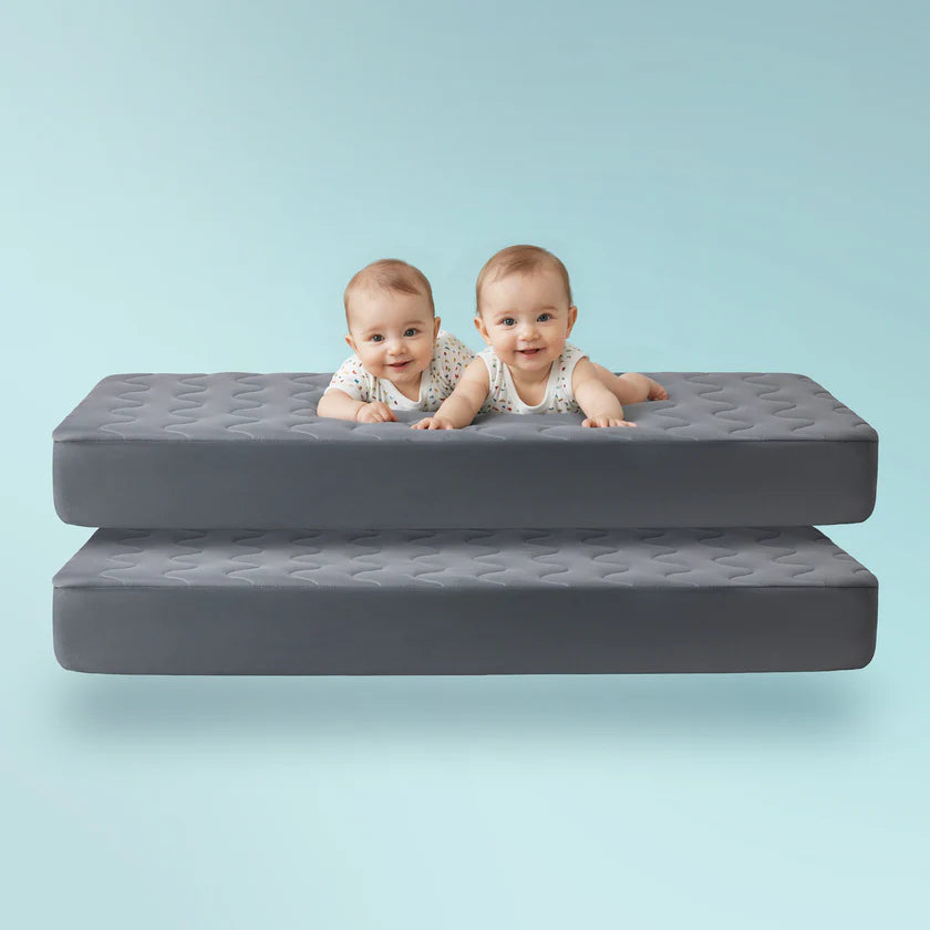 Waterproof Cooling Crib Mattress Protector - Quilted & Soft