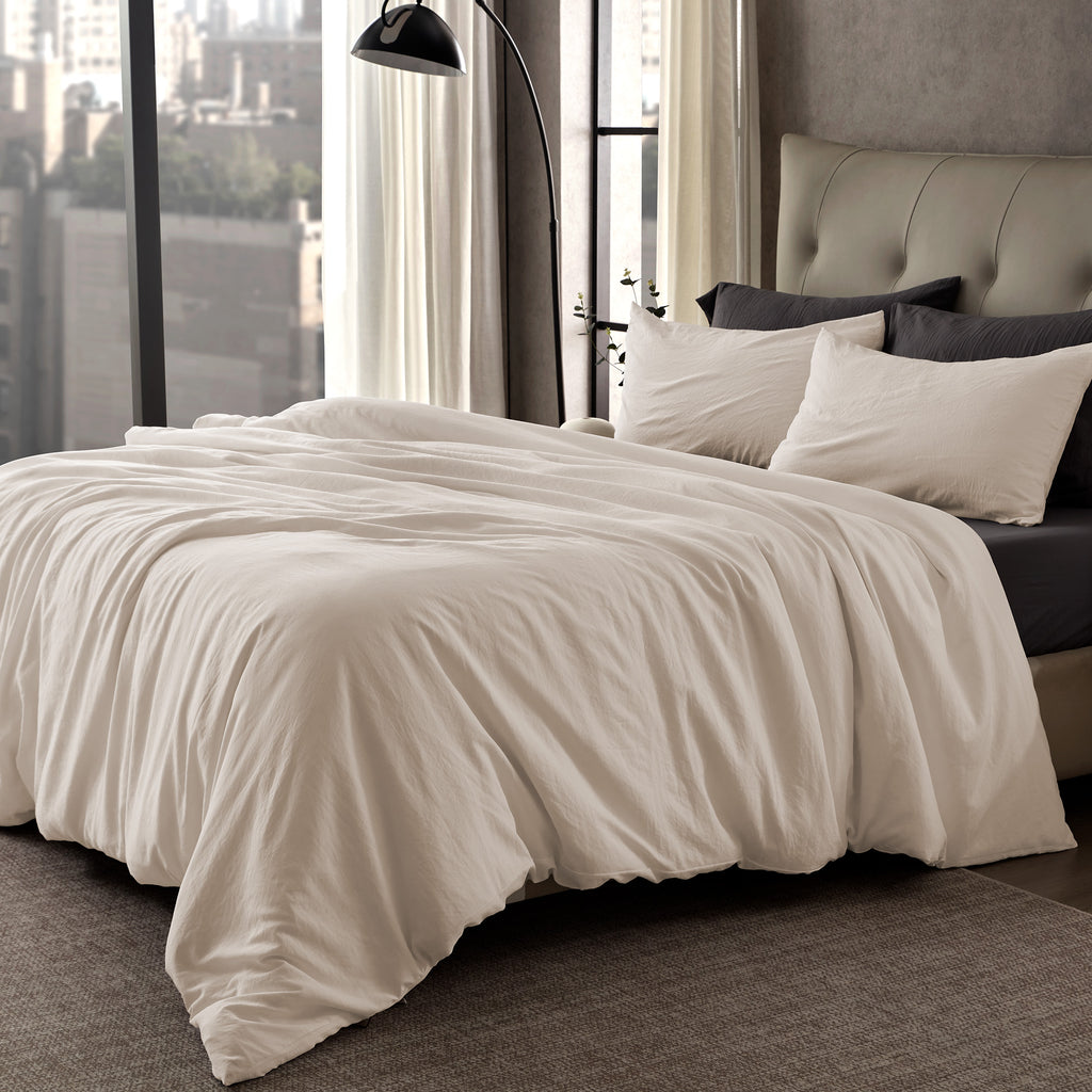 Stone Washed Duvet Cover Set