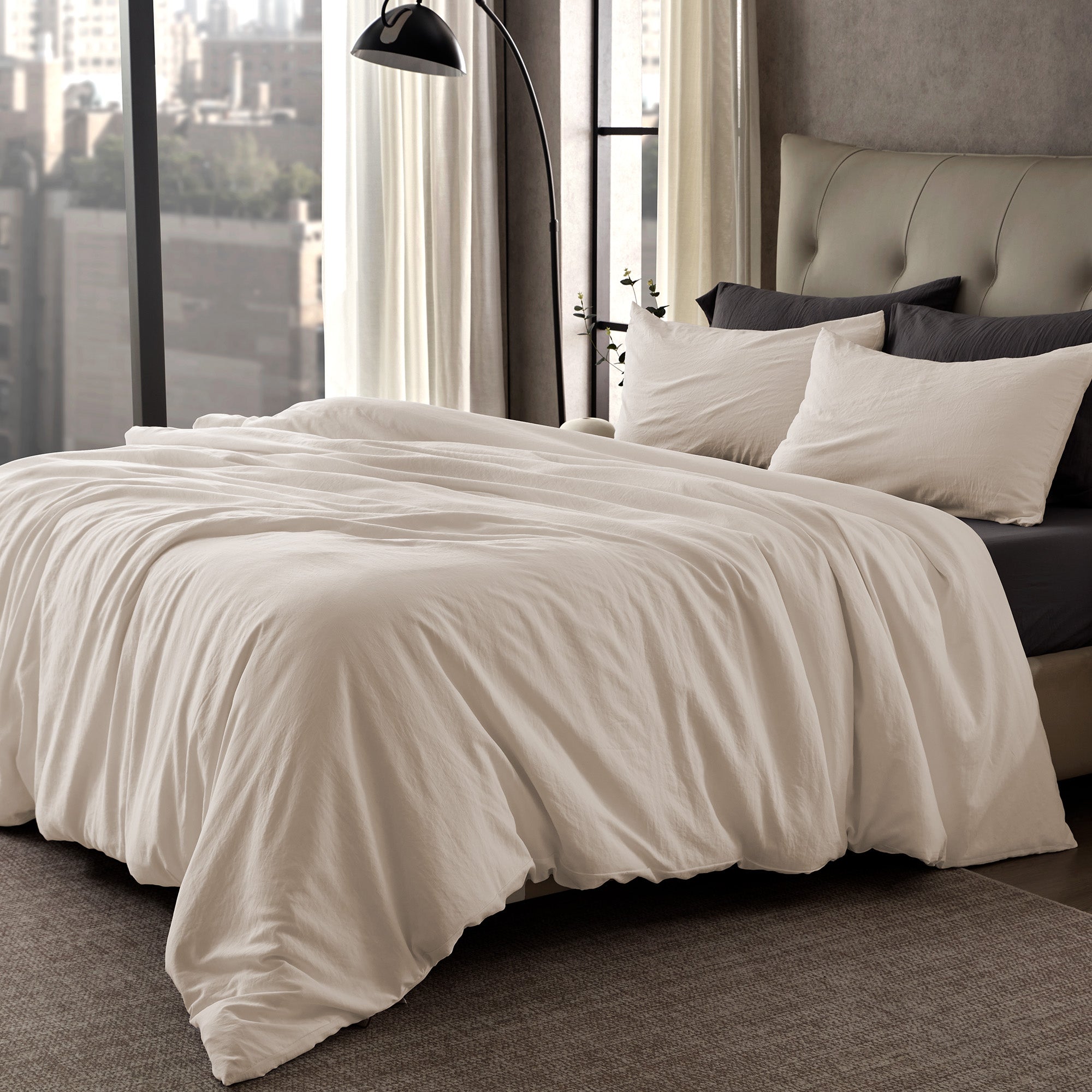 Stone Washed Duvet Cover Set