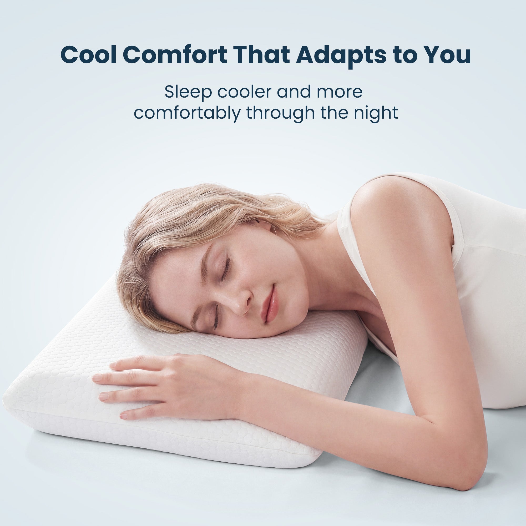 Low Profile Memory Foam Pillow