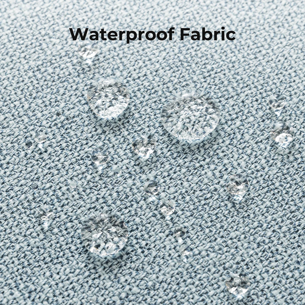 15“×15” Reversible Tablecloths, Linen-like Waterproof Table Linen (Set of 4)