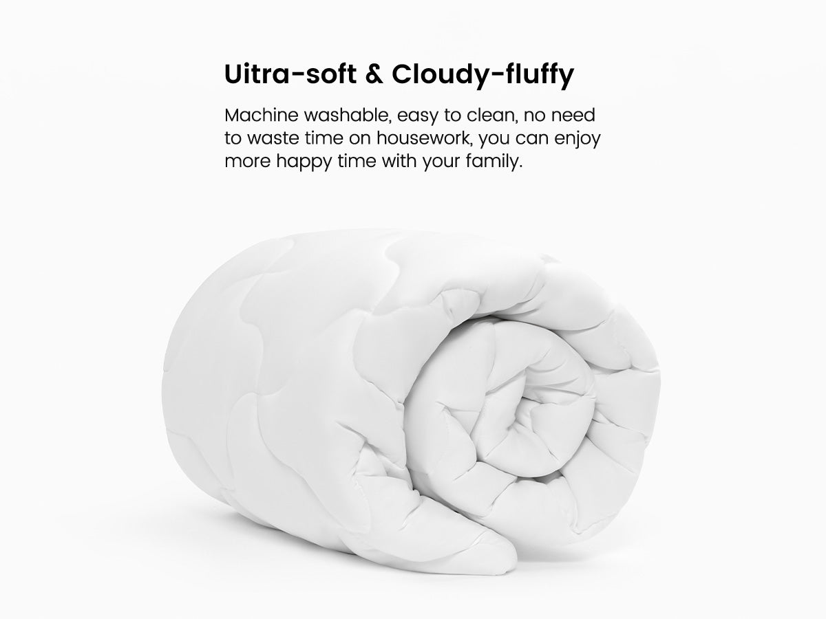 Premium Cooling Mattress Pad Beige for Hot Sleepers - White