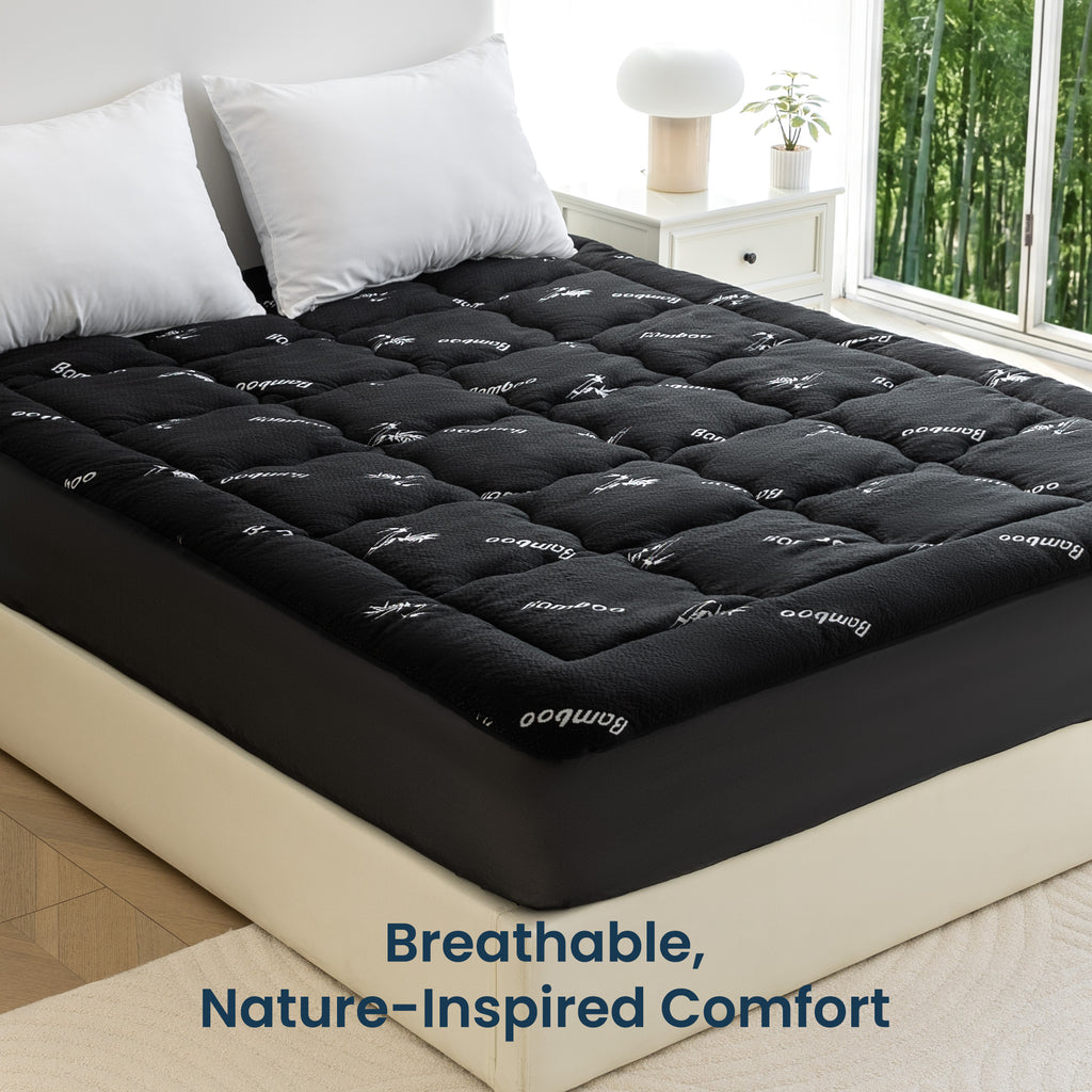 Sleep Zone 11oz Rayon from Bamboo Mattress Pad