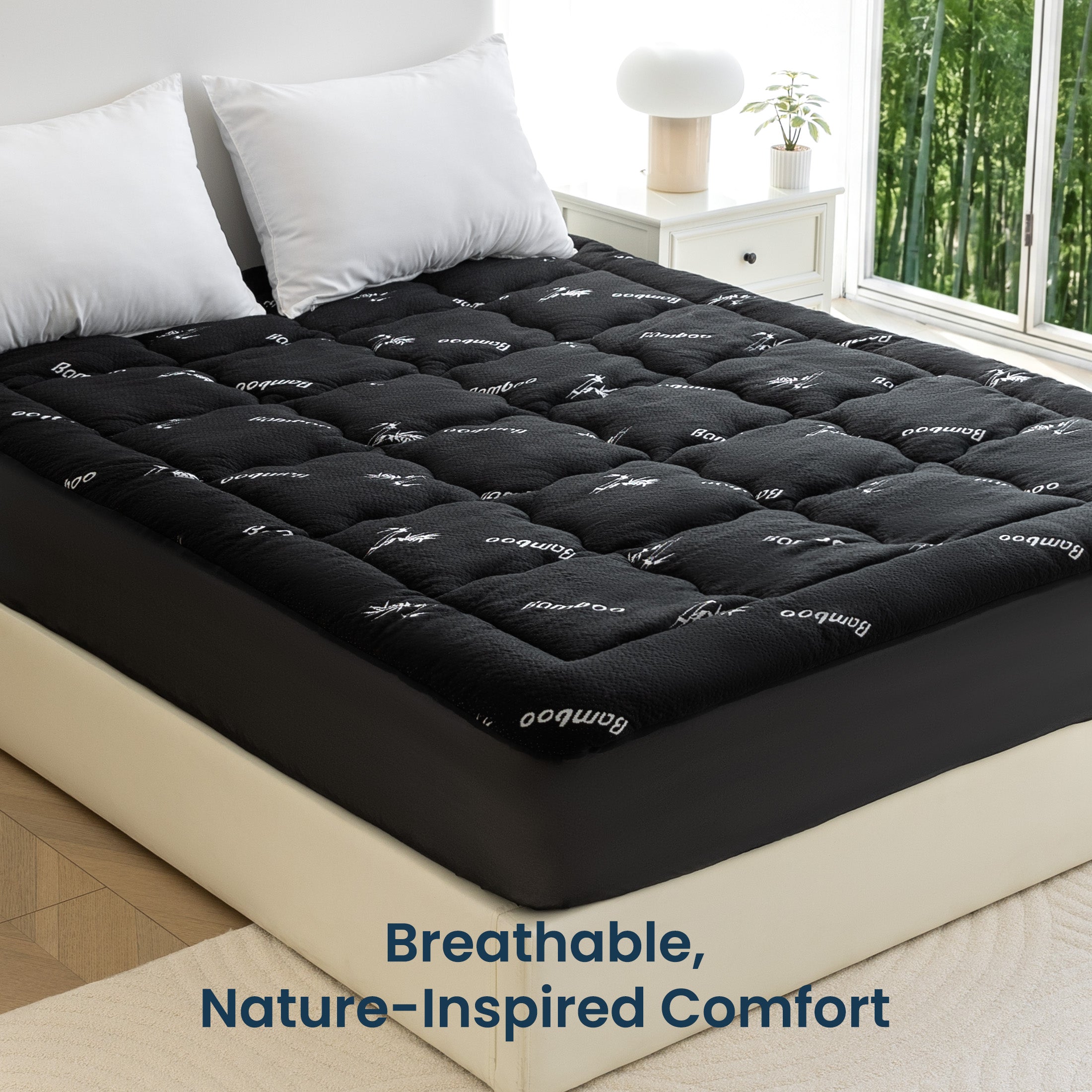 Sleep Zone 11oz Rayon from Bamboo Mattress Pad