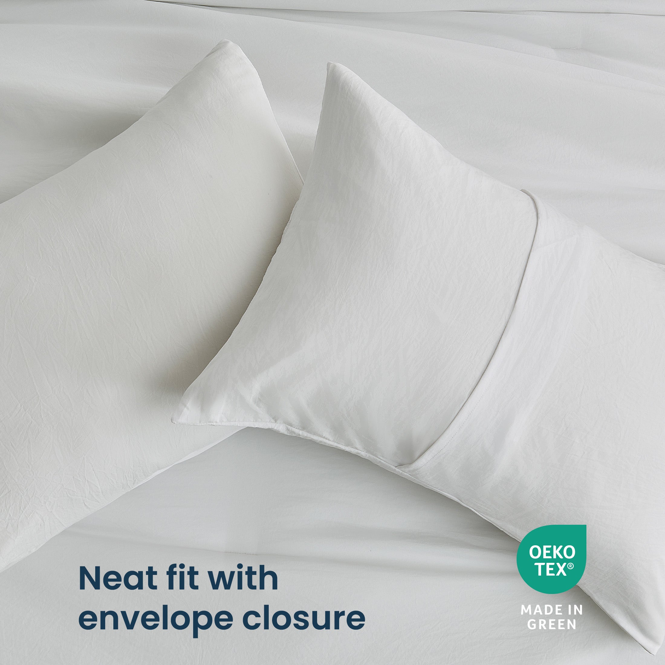 Washed Microfiber Comforter Set, Soft & Breathable