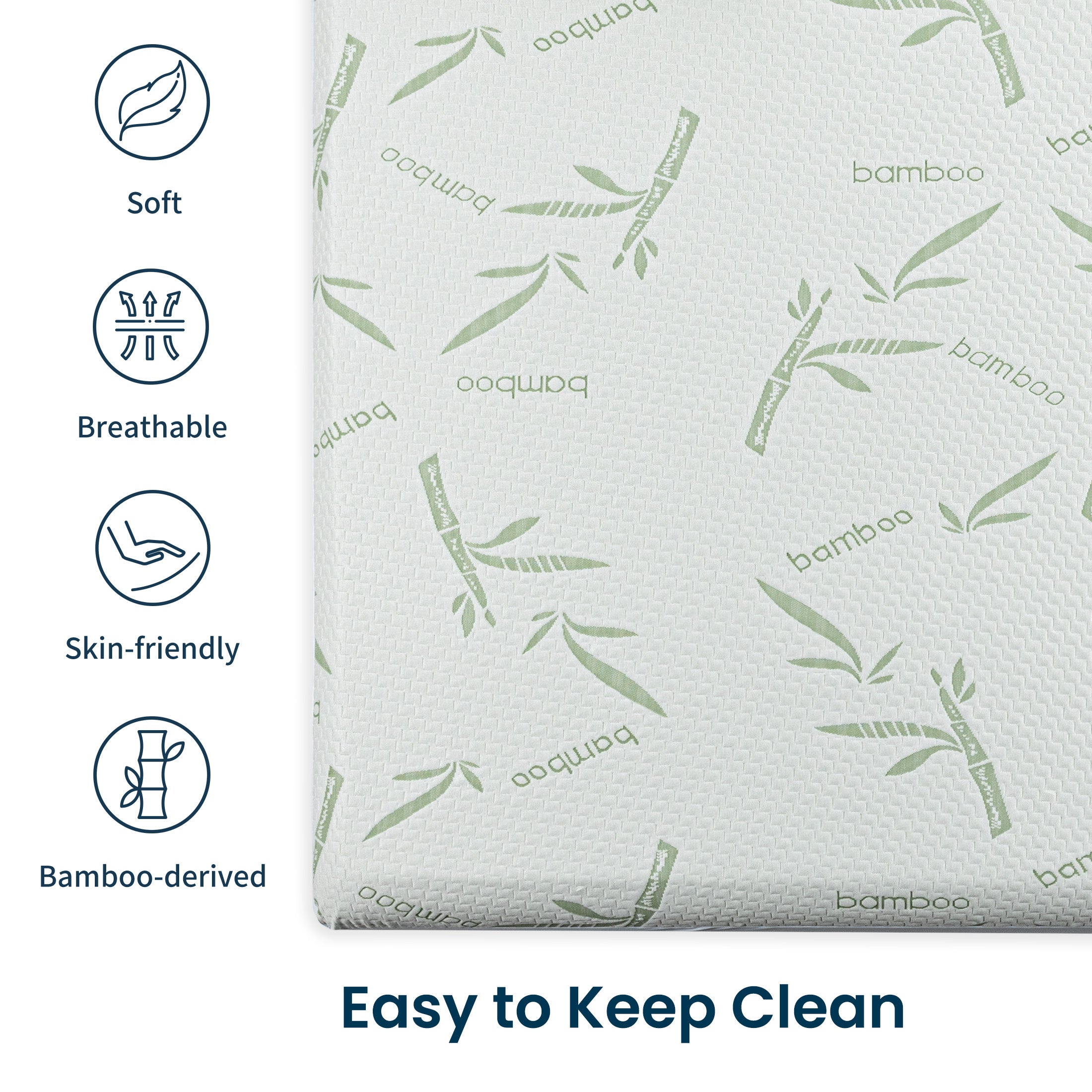 Sleep Zone 100% Waterproof Bamboo Mattress Protector