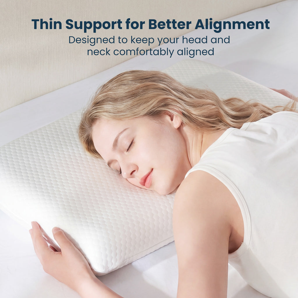 Low Profile Memory Foam Pillow