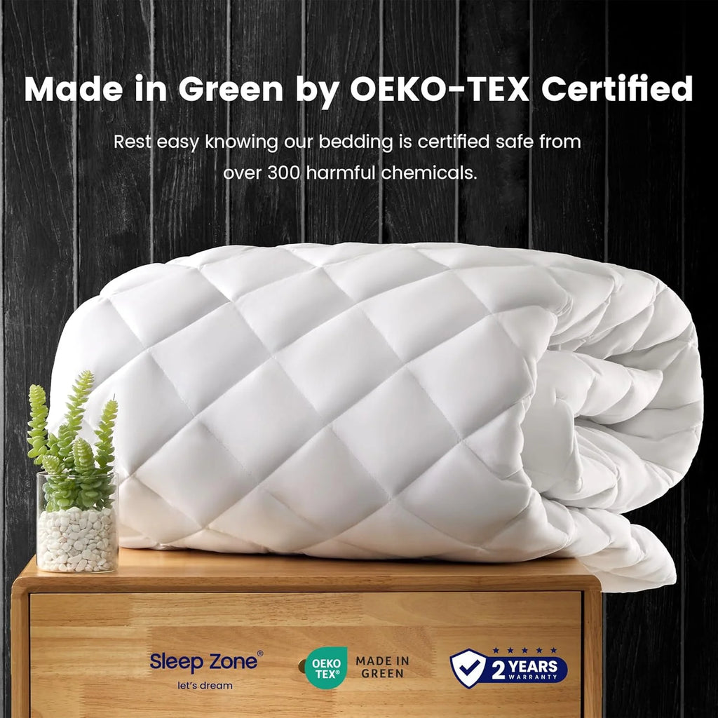 Quilted Fitted Mattress Protector, Mattress pad