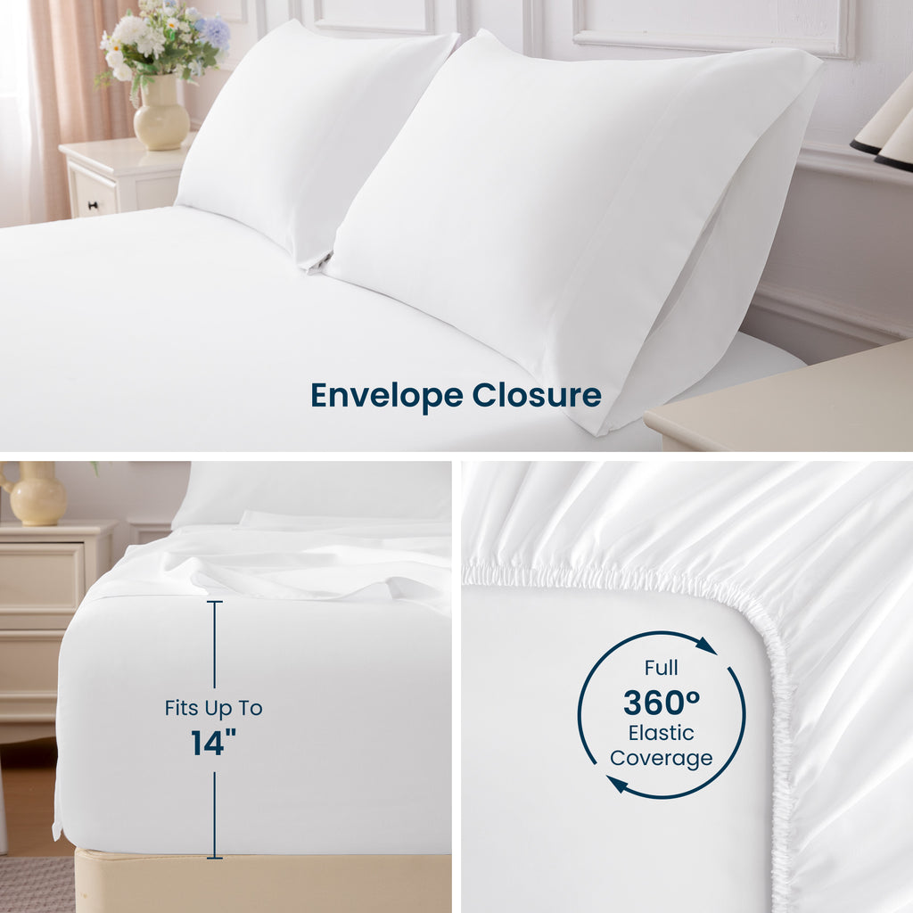 85gsm Bed Sheet Set, Microfiber Wrinkle-free Bedding set