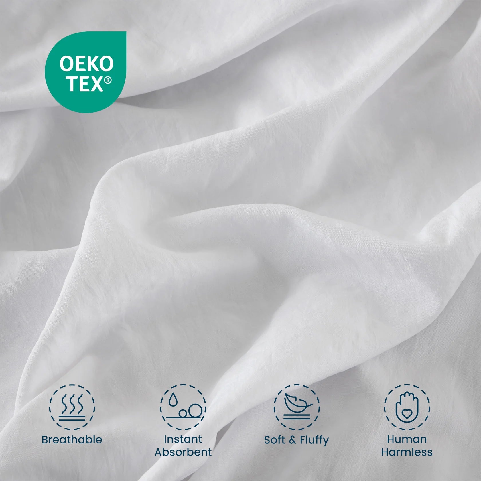 Stonewashed Comforter Set - Natural Wrinkle Texture with Pillow Sham