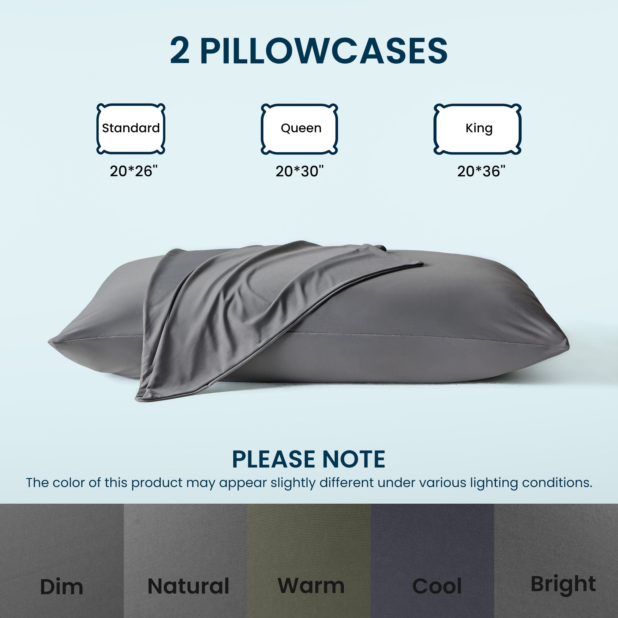 Cool Zone Cooling Pillowcase Set of 2