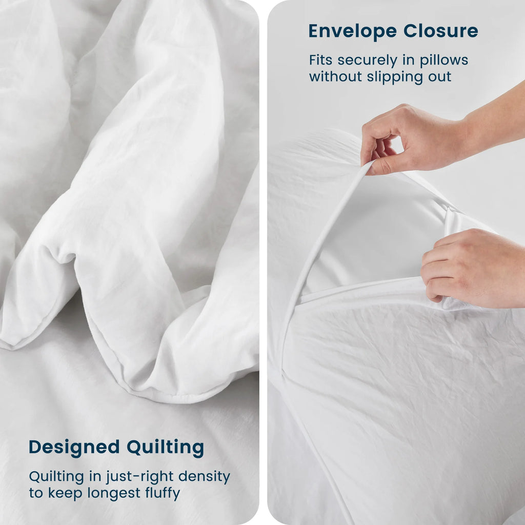 Stonewashed Comforter Set - Natural Wrinkle Texture with Pillow Sham