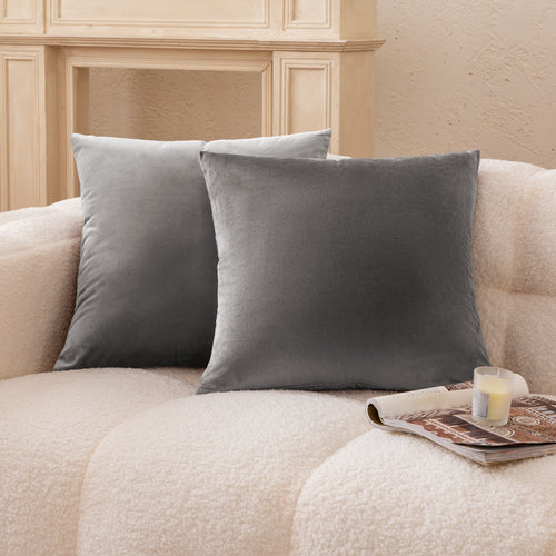2 Pack 18"x18" Crystal Velvet Decorative Throw Pillow Covers