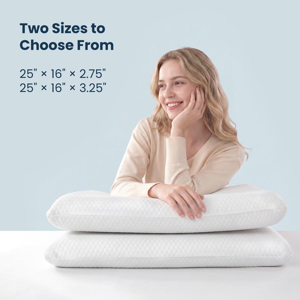 Low Profile Memory Foam Pillow
