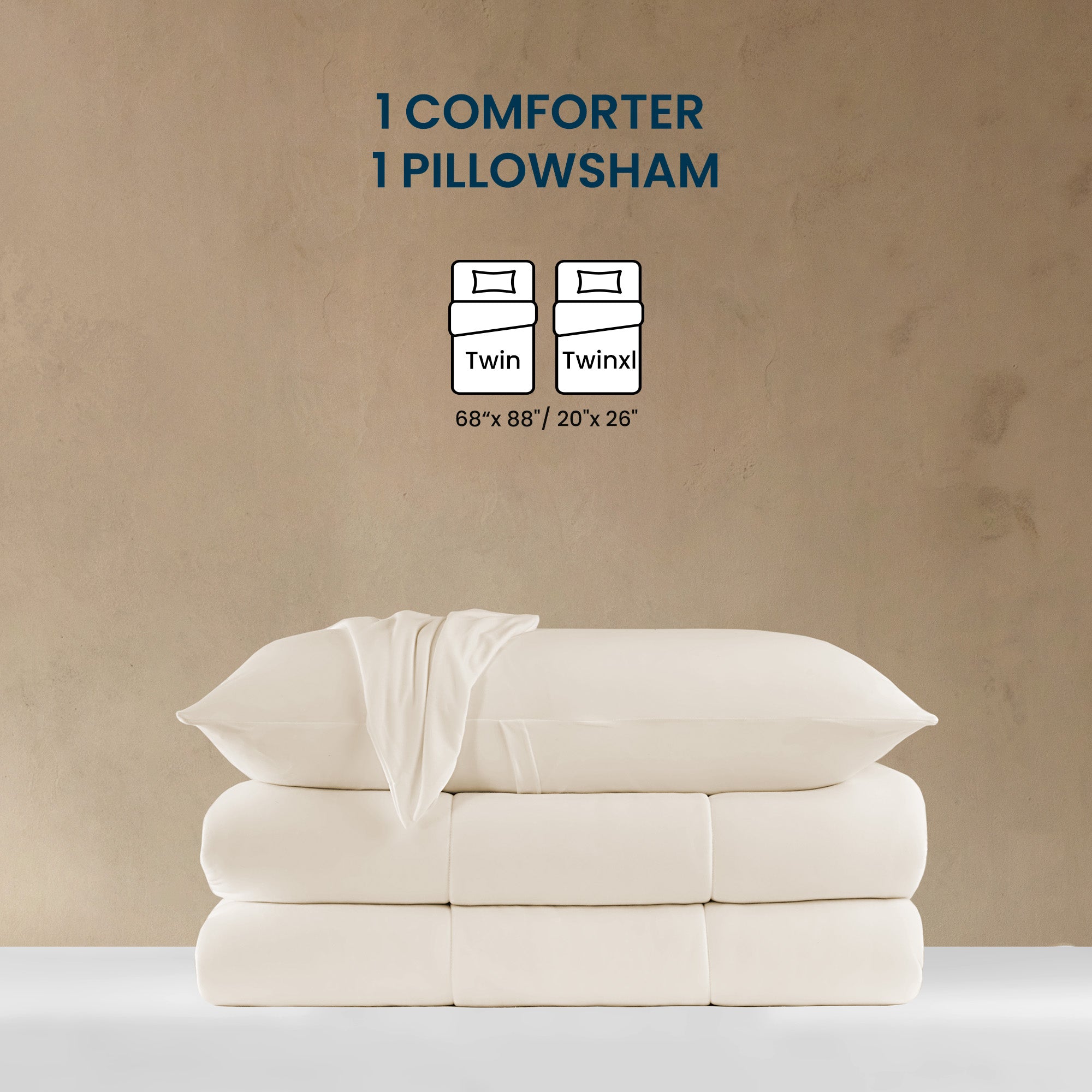 100% Microfiber Jersey Knit Comforter Set Duvet Set with Pillow Shams