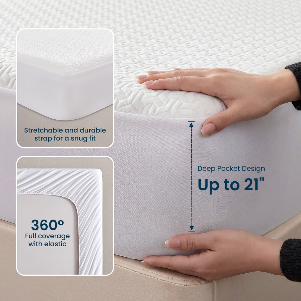 Sleep Zone Waterproof Mattress Protector