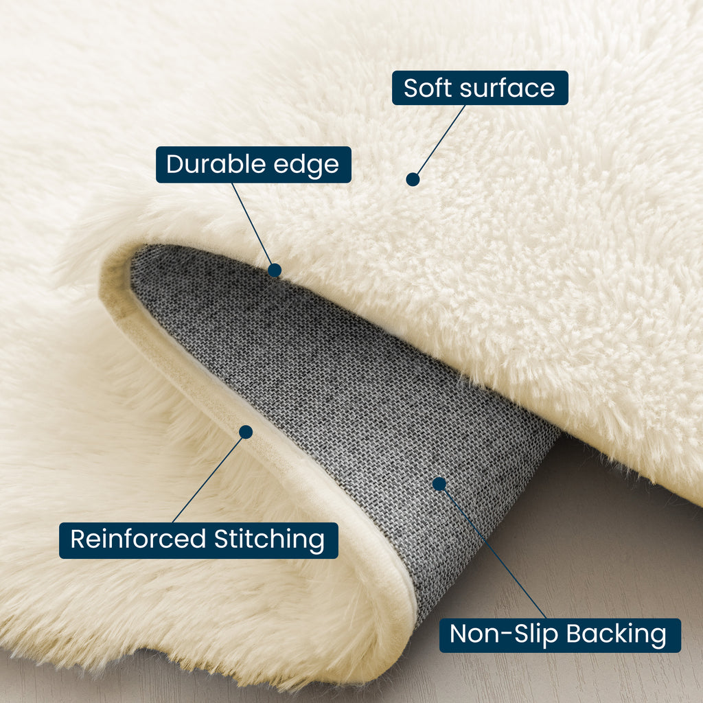 Sleep Zone Ultra-Soft Plush Area Rug
