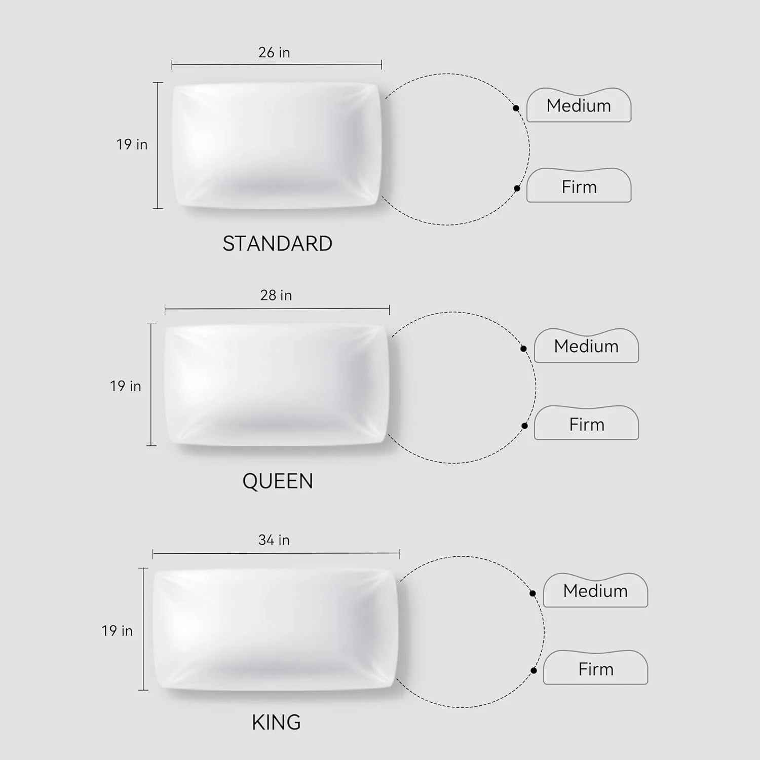 Breathable Sandwich Mesh Pillow Set of 2