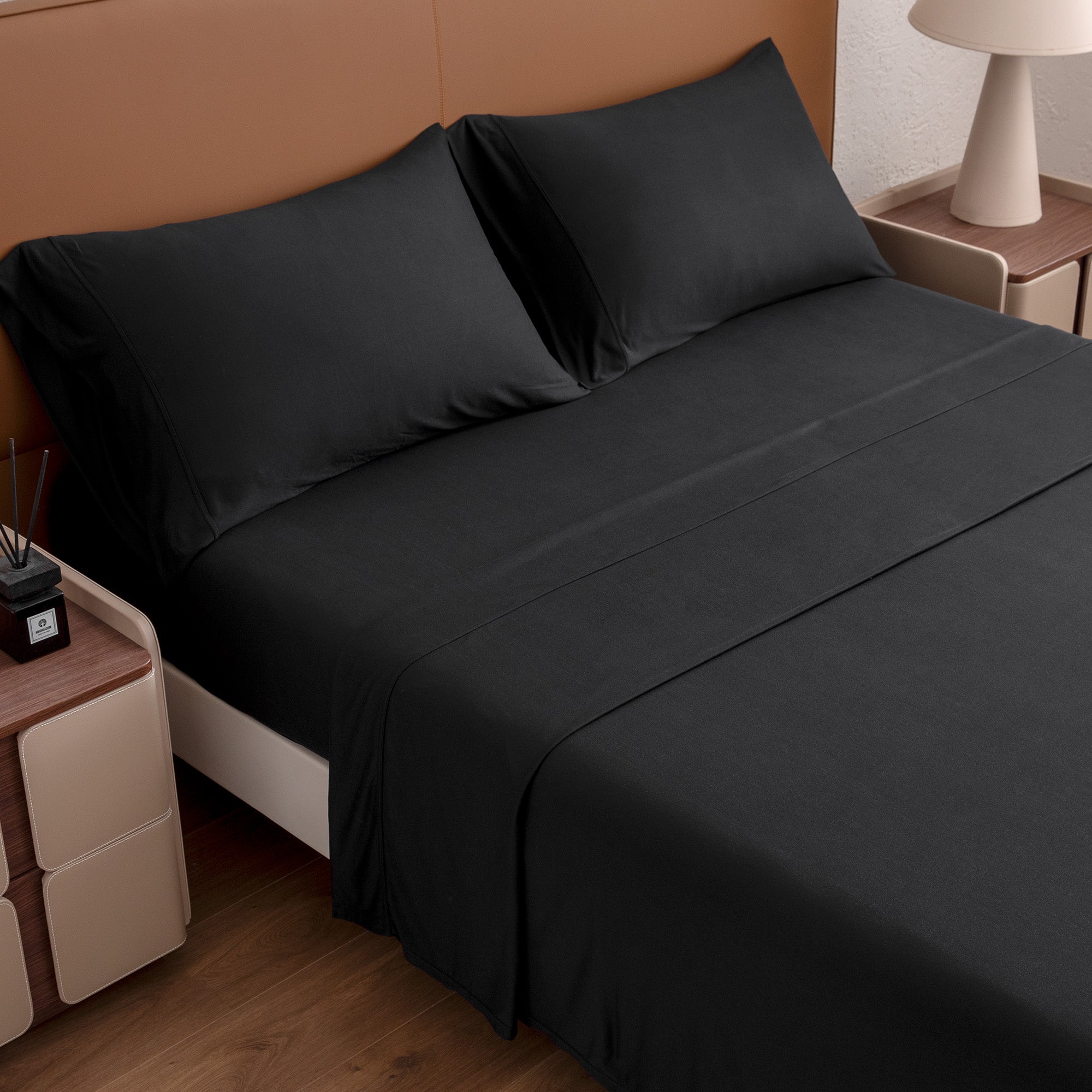 Jersey Knit Sheet Set, 14 Inch Deep Pocket Bedding