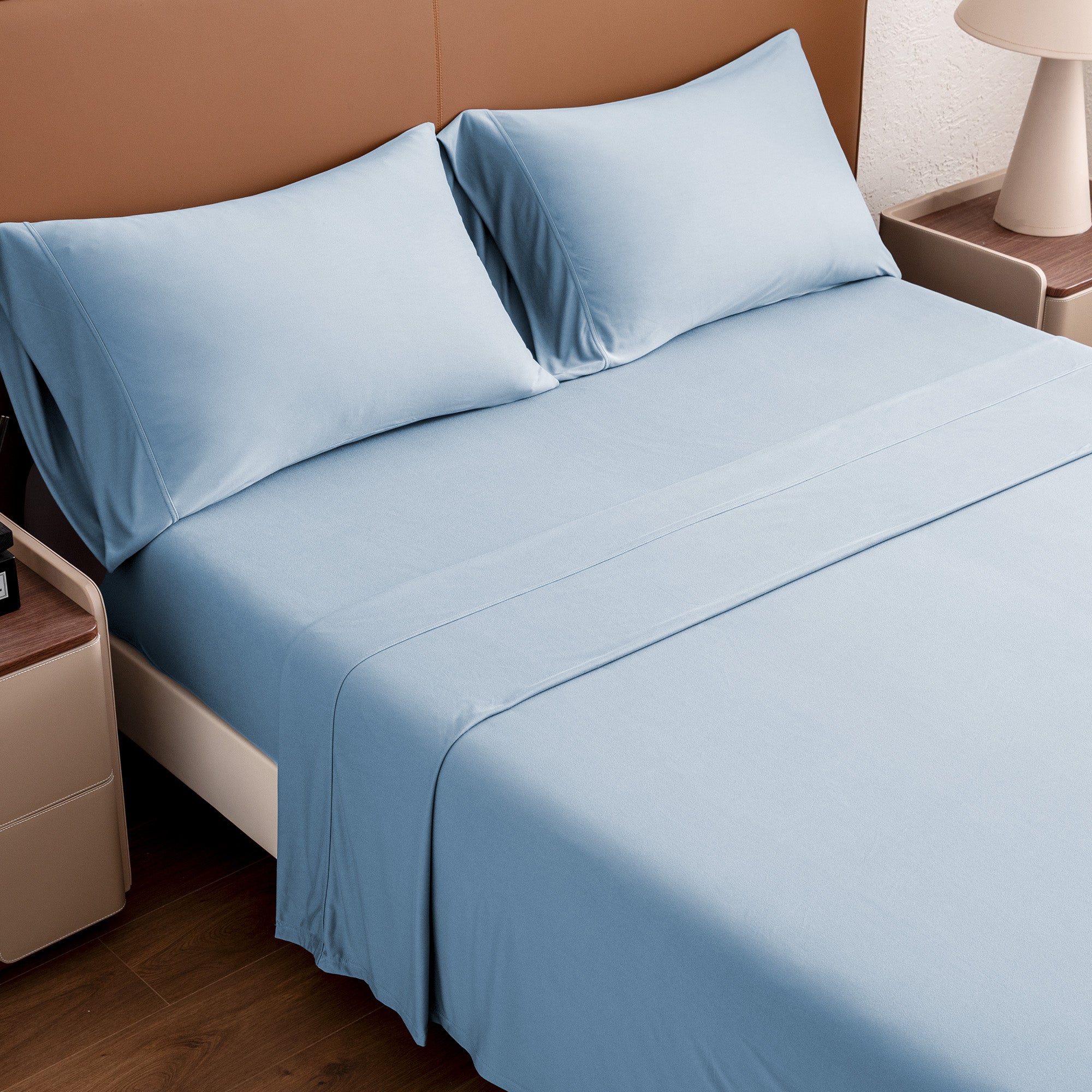 Jersey Knit Sheet Set, 14 Inch Deep Pocket Bedding