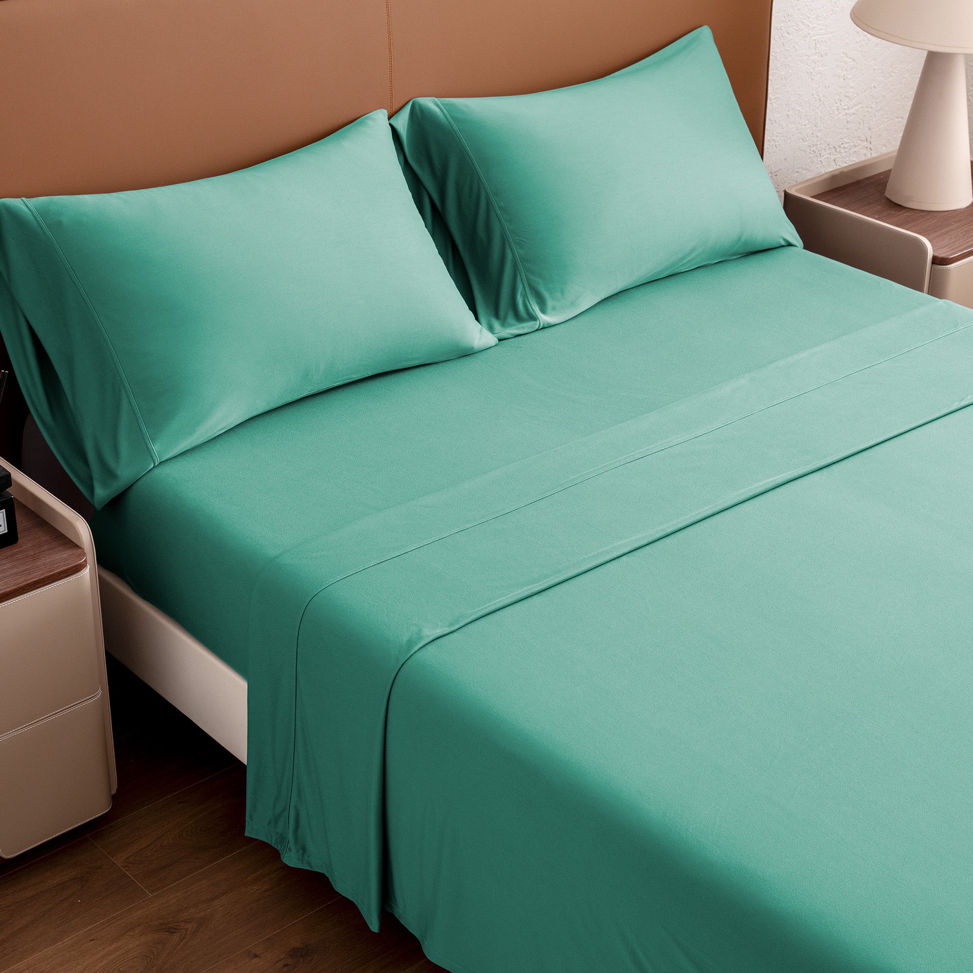 Jersey Knit Sheet Set, 14 Inch Deep Pocket Bedding