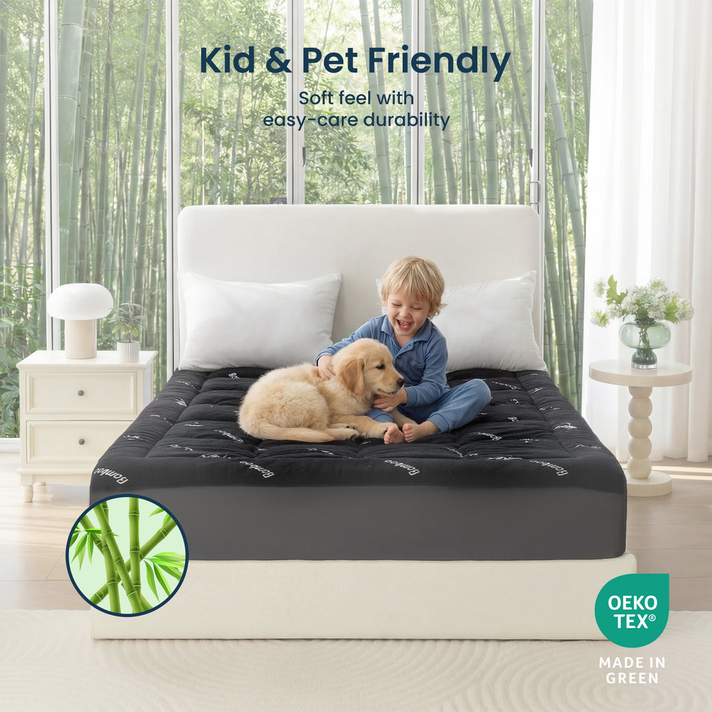 Sleep Zone 11oz Rayon from Bamboo Mattress Pad