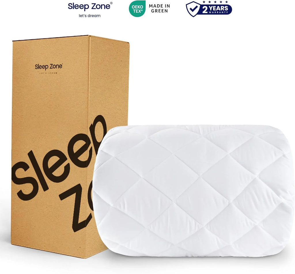 Quilted Fitted Mattress Protector, Mattress pad