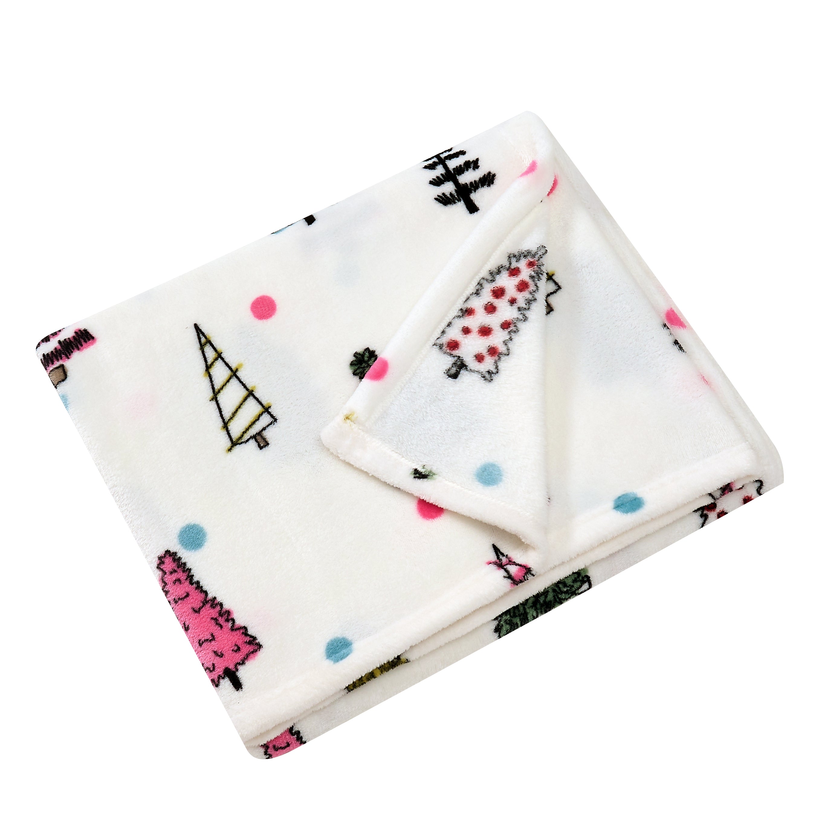 Christmas Velvet Plush Throw Blanket – 220GSM Soft Flannel, Holiday Prints, Cozy and Durable, Machine Washable Gift Throw for Bed, Sofa, Travel