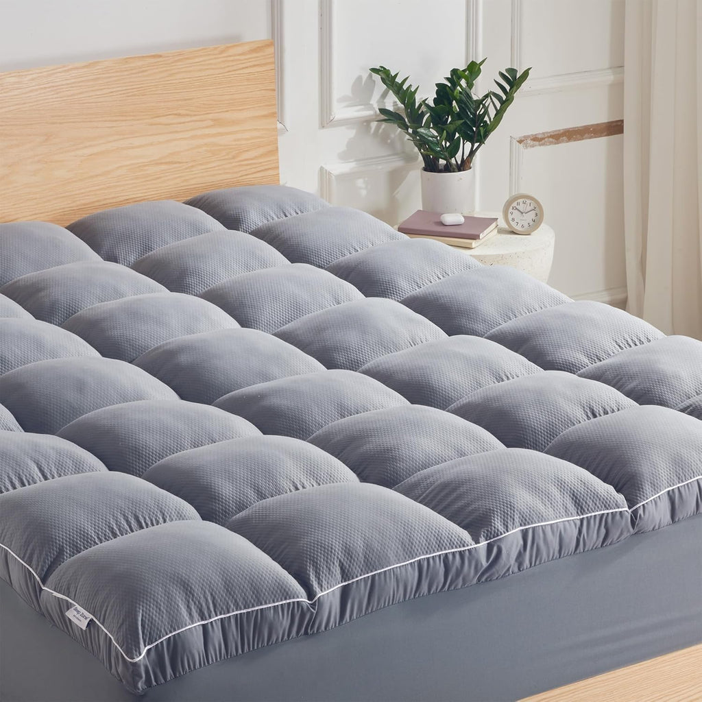 Extra Fluffy Mattress Pad Deep Pocket