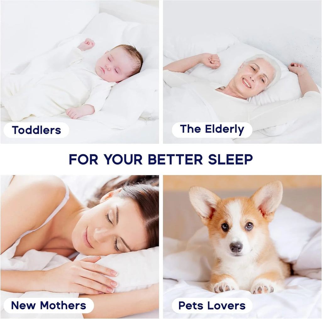 Grey Waterproof Mattress Pad