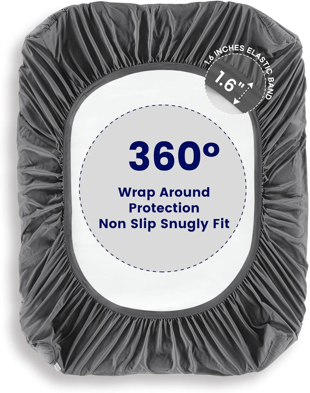 Waterproof Cooling Mattress Topper - Extra Thick with Deep Pockets