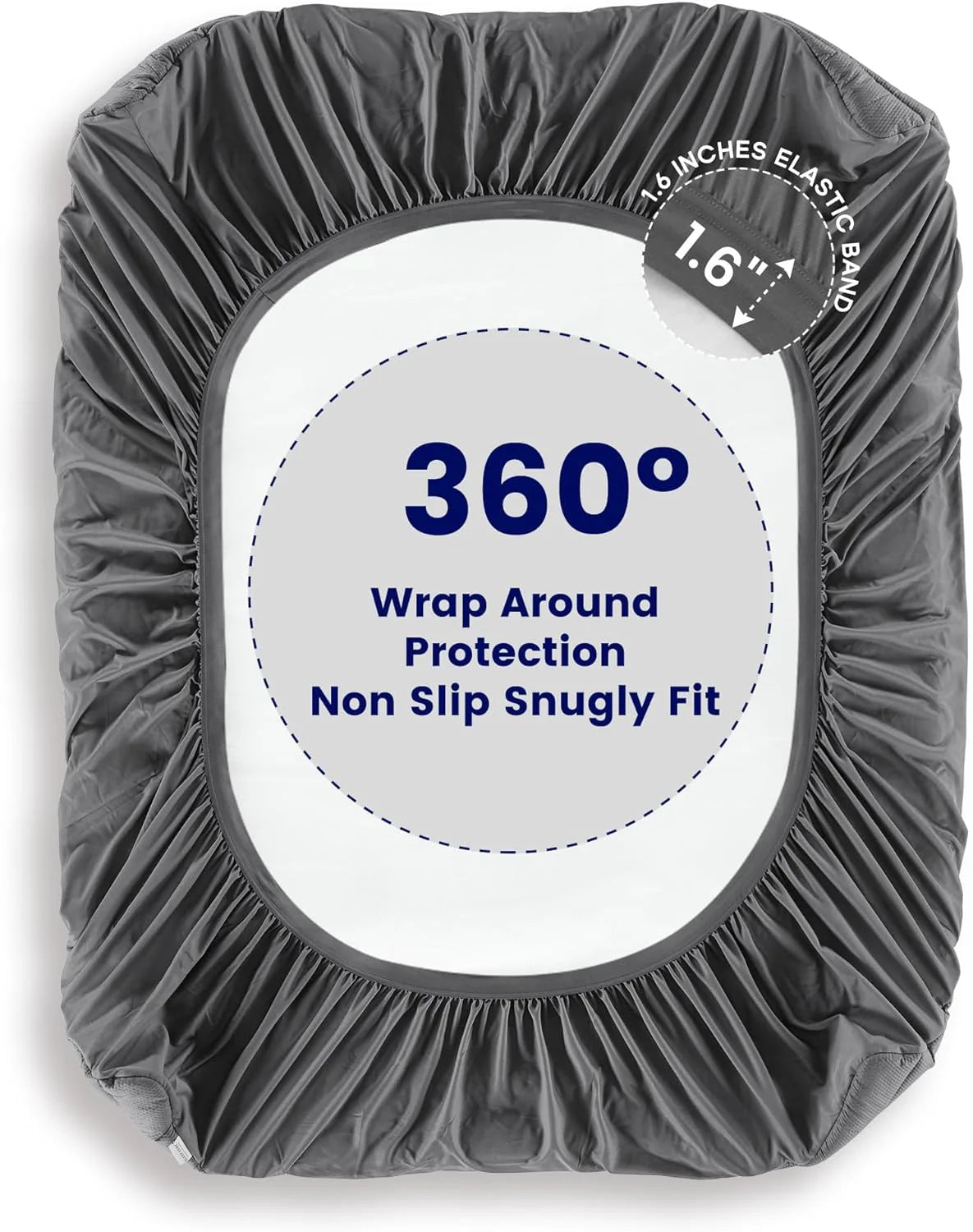 Waterproof Cooling Mattress Topper - Extra Thick with Deep Pockets