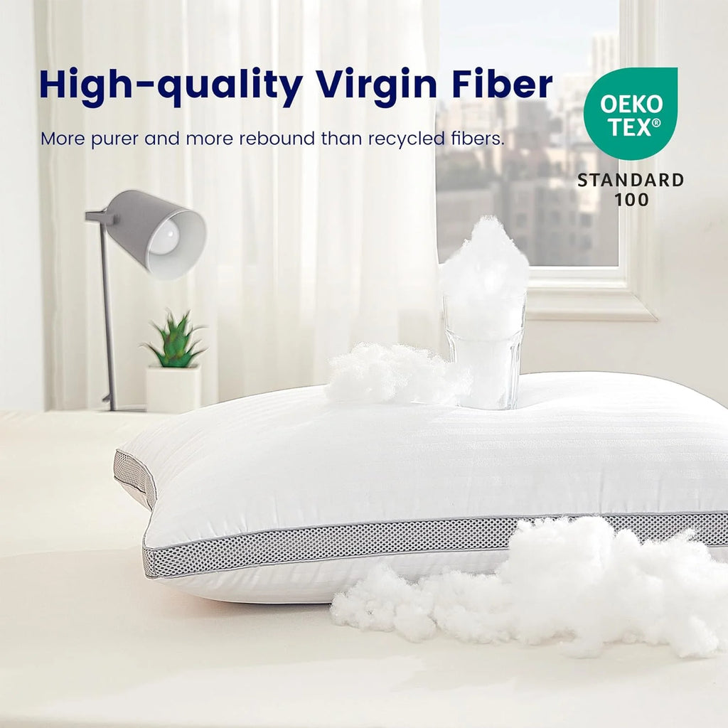 Breathable Sandwich Mesh Pillow Set of 2